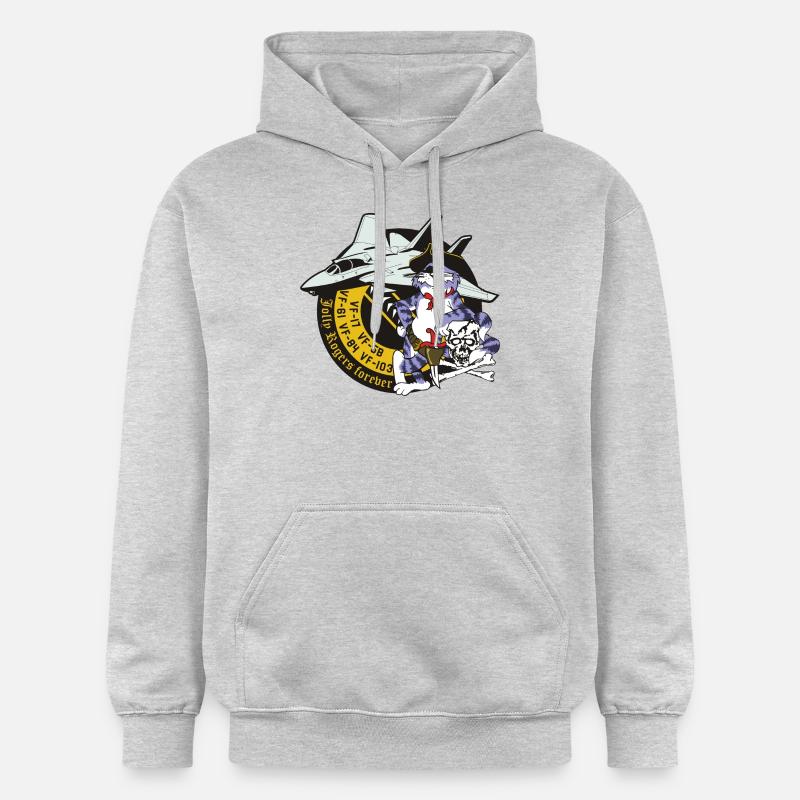 Tomcat - Jolly Rogers Forever - Sweat à capuche Softstyle® Gildan Unisexe - gris clair chiné