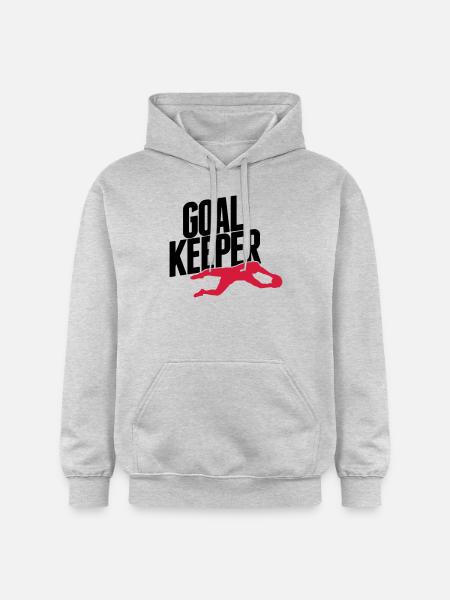 goalkeeper - Gildan Unisex Softstyle® Midweight Hoodie - Hellgrau meliert