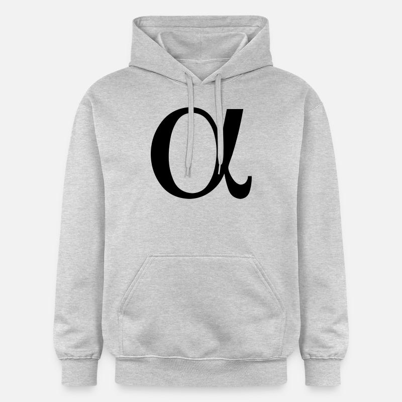 Alpha - Sweat à capuche Softstyle® Gildan Unisexe - gris clair chiné