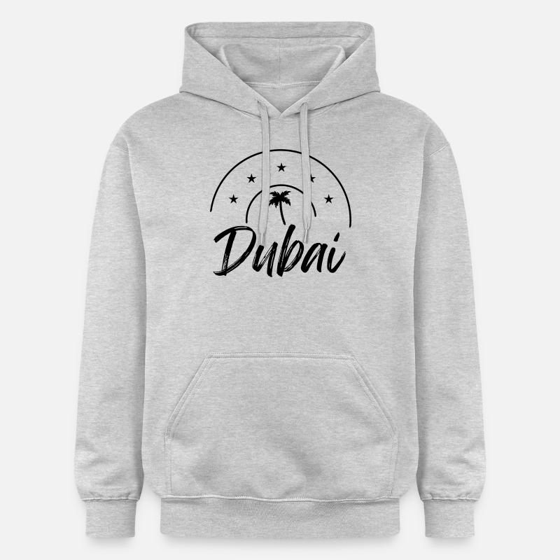 Dubaï - Sweat à capuche Softstyle® Gildan Unisexe - gris clair chiné