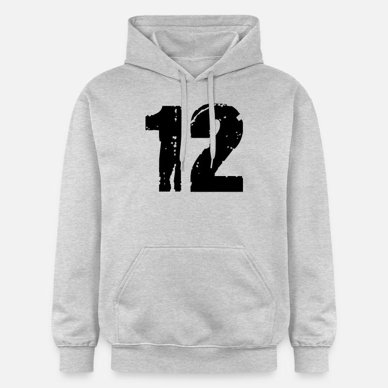 12 - Sweat à capuche Softstyle® Gildan Unisexe - gris clair chiné