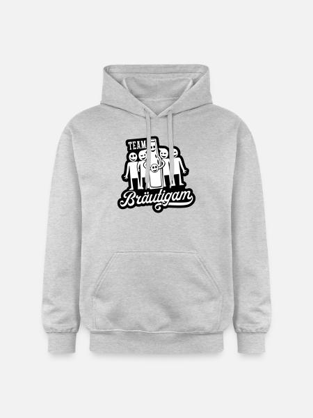 Wedding Groom Party - Gildan Unisex Softstyle® Midweight Hoodie - light heather grey