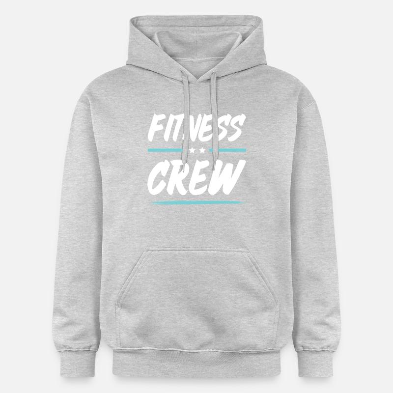 Équipe de conditionnement physique - Sweat à capuche Softstyle® Gildan Unisexe - gris clair chiné