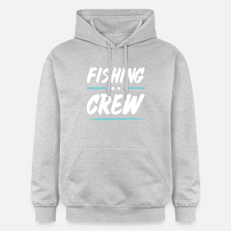 Équipage de pêche - Sweat à capuche Softstyle® Gildan Unisexe - gris clair chiné