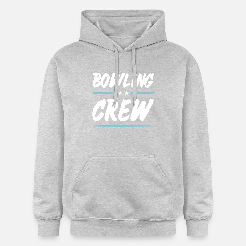 Équipe de bowling - Sweat à capuche Softstyle® Gildan Unisexe - gris clair chiné