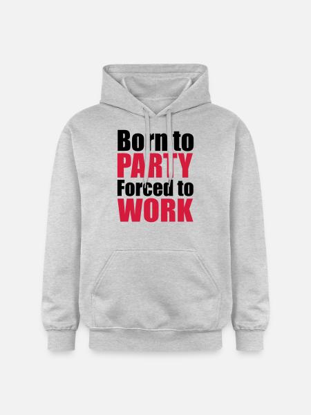 party - Sweat à capuche Softstyle® Gildan Unisexe - gris clair chiné