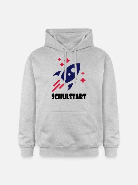 Schulstart - Gildan Unisex Softstyle® Midweight Hoodie - Hellgrau meliert