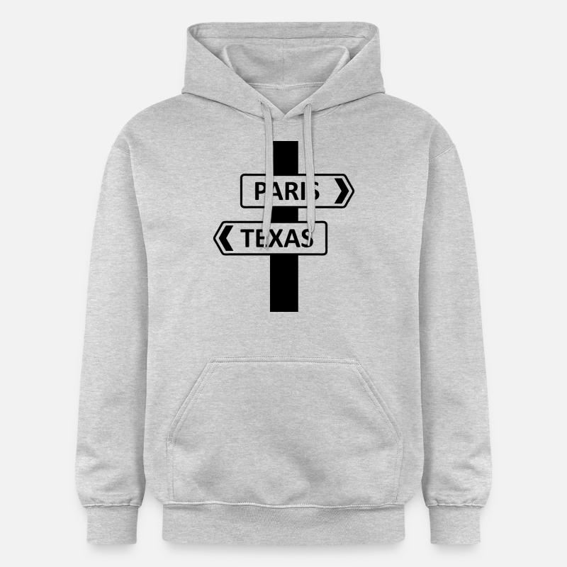 paristexas blak - Sweat à capuche Softstyle® Gildan Unisexe - gris clair chiné