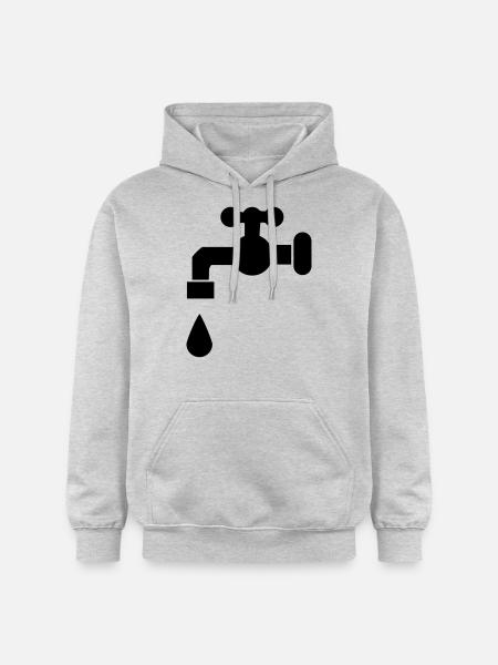 Le Robinet - Sweat à capuche Softstyle® Gildan Unisexe - gris clair chiné