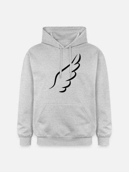 angel wings - Gildan Unisex Softstyle® Midweight Hoodie - light heather grey