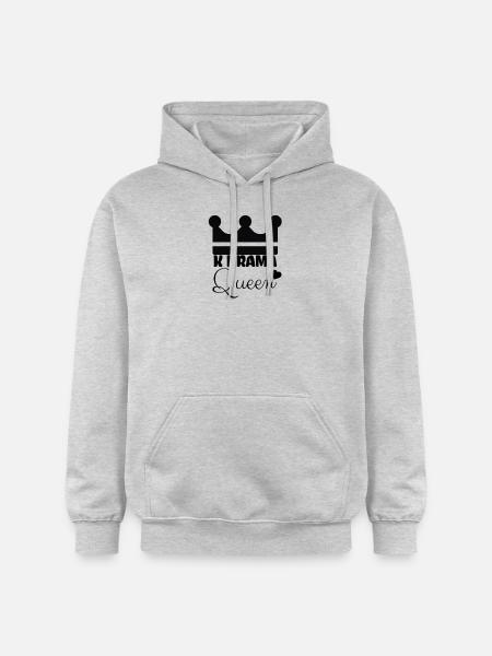K-Drama Queen - Gildan Unisex Softstyle® Midweight Hoodie - light heather grey