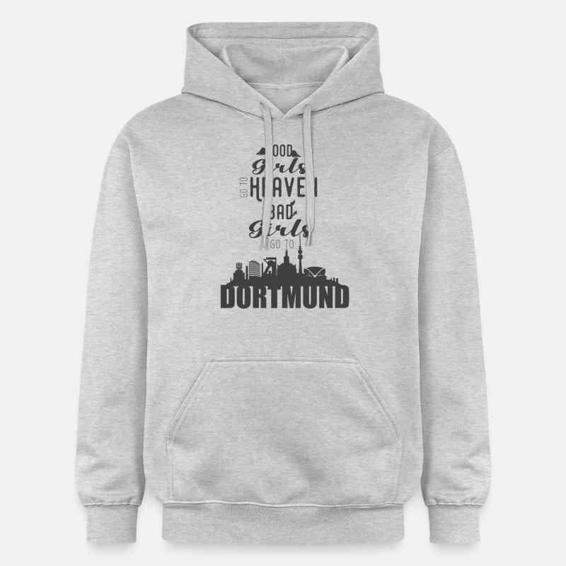 Dortmund - Sweat à capuche Softstyle® Gildan Unisexe - gris clair chiné