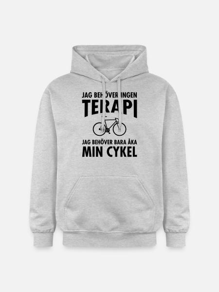 Terapi Min Cykel - Gildan Unisex Softstyle® Midweight Hoodie - light heather grey