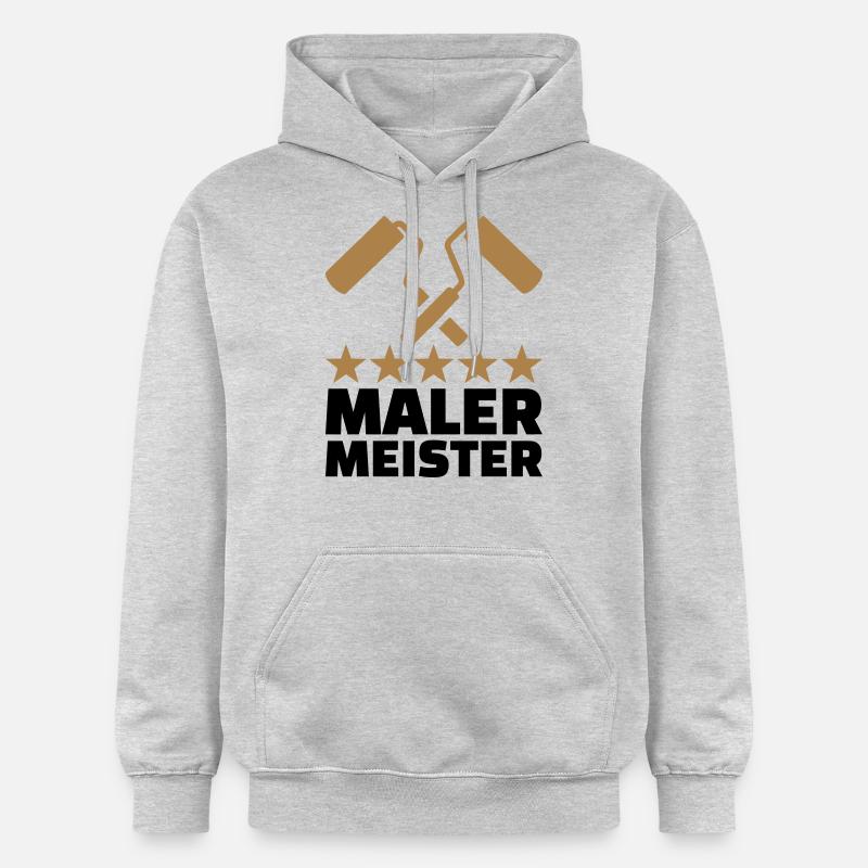 Maler - Gildan Unisex Softstyle® Midweight Hoodie - Hellgrau meliert