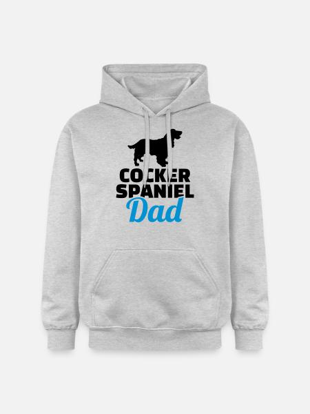 Cocker Spaniel - Sweat à capuche Softstyle® Gildan Unisexe - gris clair chiné