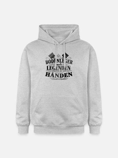 Bodenleger Geschenkideen - Gildan Unisex Softstyle® Midweight Hoodie - Hellgrau meliert