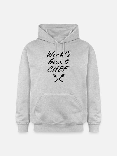 Worlds best Chef - Gildan Unisex Softstyle® Midweight Hoodie - light heather grey