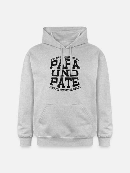 Papa Godfather - Gildan Unisex Softstyle® Midweight Hoodie - light heather grey