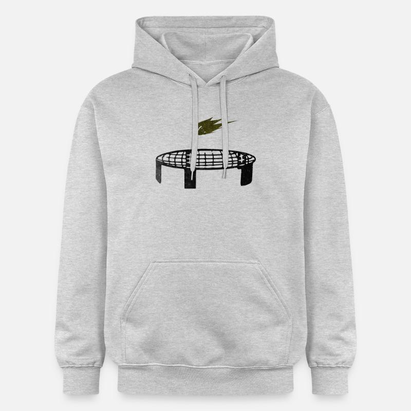 Spikeball Design - Sweat à capuche Softstyle® Gildan Unisexe - gris clair chiné