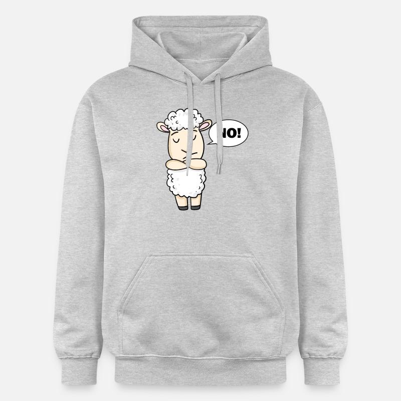 N° de moutons - Sweat à capuche Softstyle® Gildan Unisexe - gris clair chiné