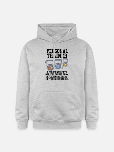 Personal Trainer Definition - Gildan Unisex Softstyle® Midweight Hoodie - light heather grey