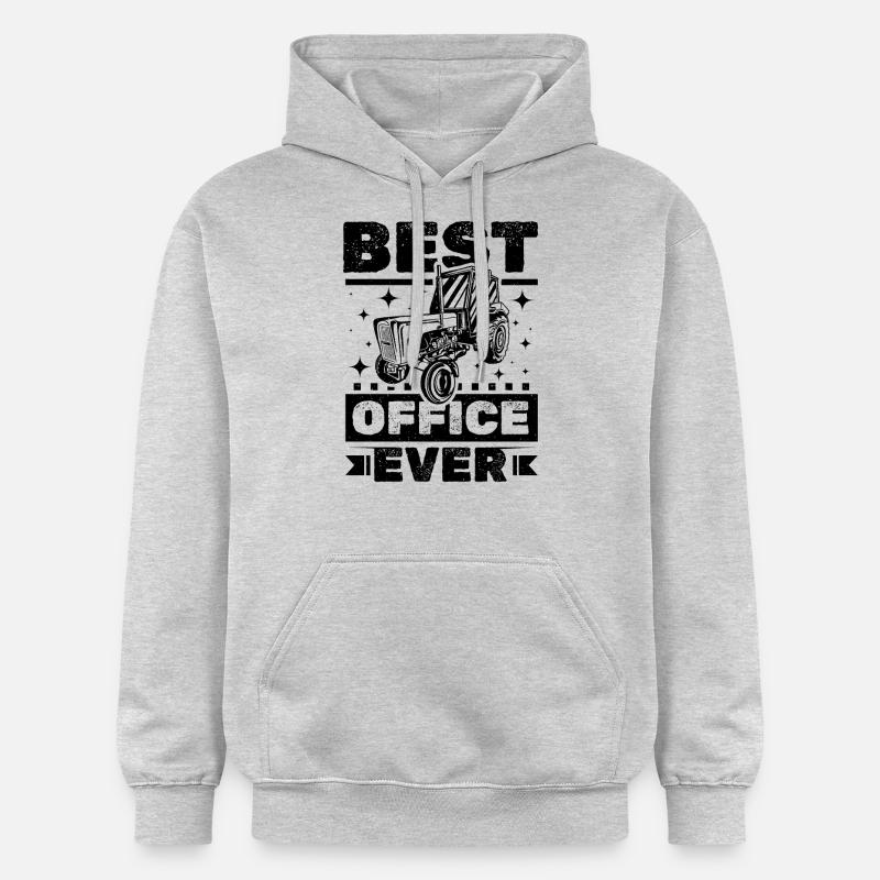 Bureau de Traktor - Sweat à capuche Softstyle® Gildan Unisexe - gris clair chiné