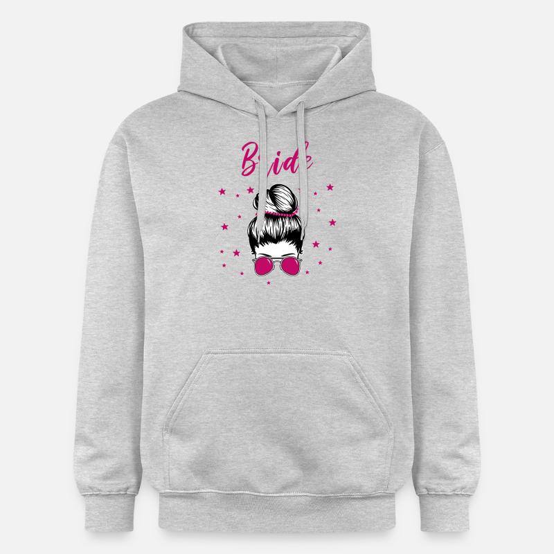 Mariée - Sweat à capuche Softstyle® Gildan Unisexe - gris clair chiné