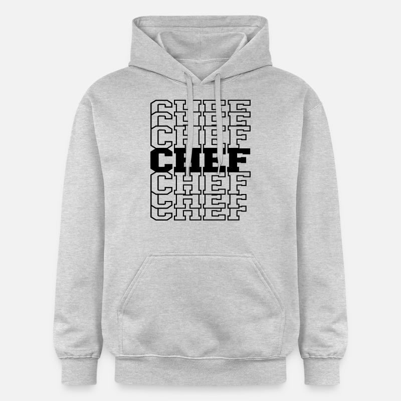 PATRON - Sweat à capuche Softstyle® Gildan Unisexe - gris clair chiné