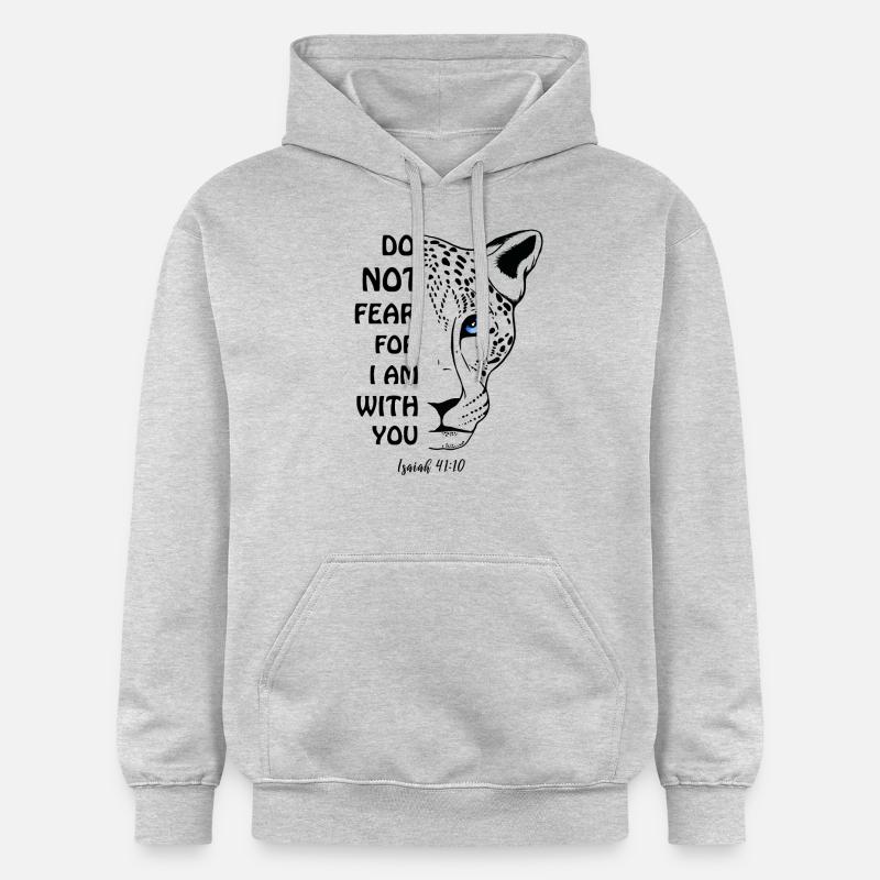 Citation religieuse - Sweat à capuche Softstyle® Gildan Unisexe - gris clair chiné