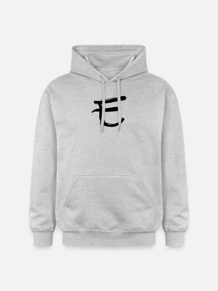 Korean letter T - Gildan Unisex Softstyle® Midweight Hoodie - light heather grey