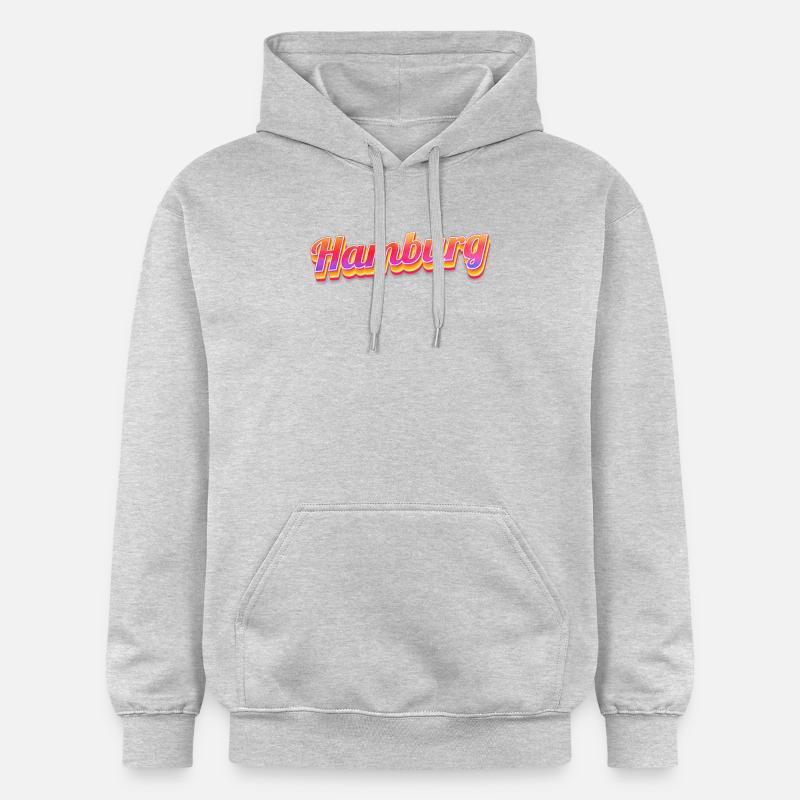 Hamburgerin Hamburger Hambourg - Sweat à capuche Softstyle® Gildan Unisexe - gris clair chiné