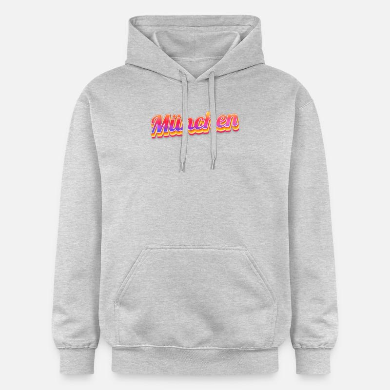 Munich Munich Munich - Gildan Unisex Softstyle® Midweight Hoodie - light heather grey