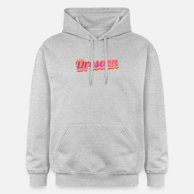 Dresdnerin Dresdner Dresde - Sweat à capuche Softstyle® Gildan Unisexe - gris clair chiné