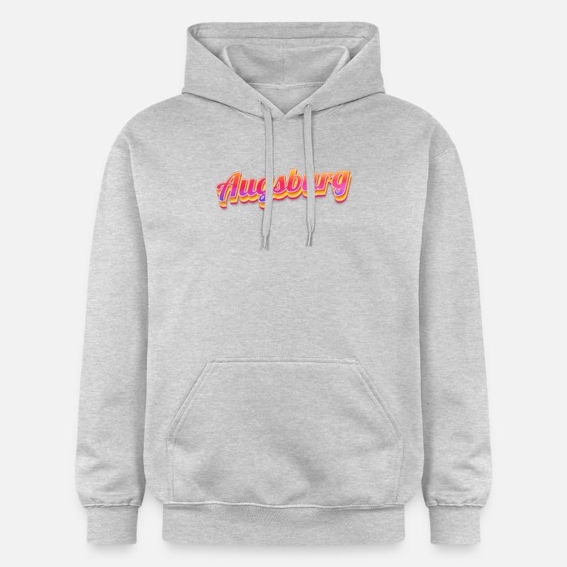 Augsburgerin Augsburger Augsbourg - Sweat à capuche Softstyle® Gildan Unisexe - gris clair chiné