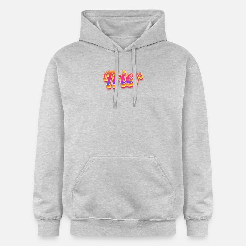Triererin Trierer Trier - Gildan Unisex Softstyle® Midweight Hoodie - Hellgrau meliert