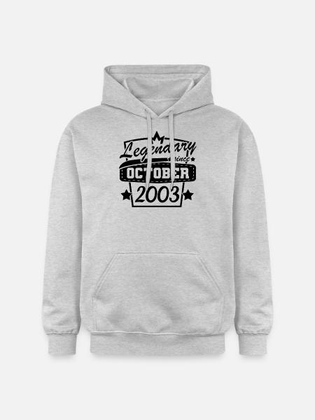 Year 2003 October - Gildan Unisex Softstyle® Midweight Hoodie - light heather grey