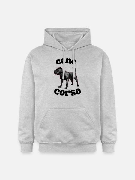 Cane Corso - Gildan Unisex Softstyle® Midweight Hoodie - light heather grey