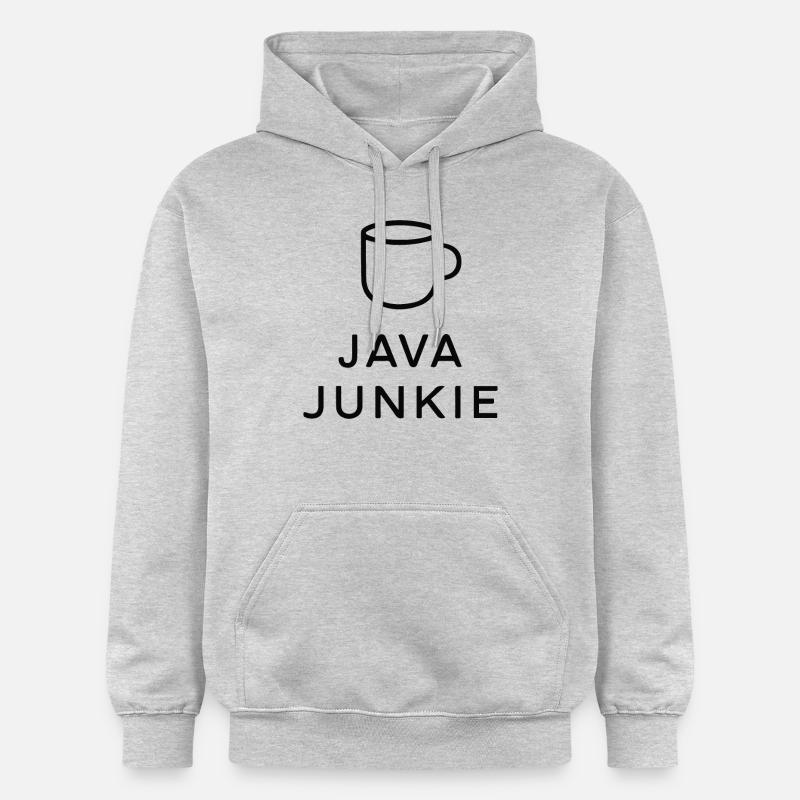 JAVA JUNKIE - Sweat à capuche Softstyle® Gildan Unisexe - gris clair chiné