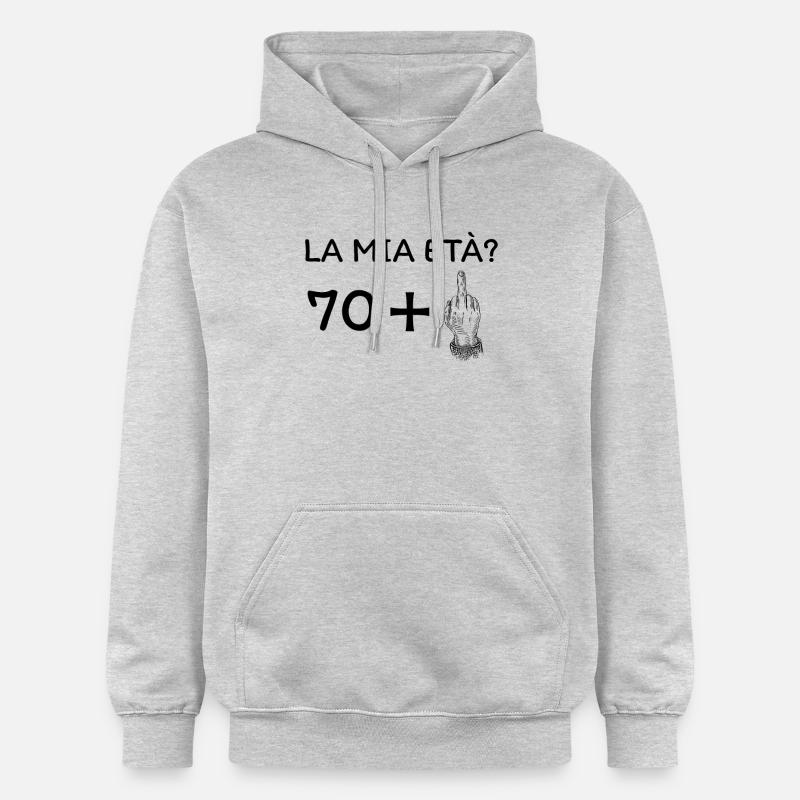 mine - Sweat à capuche Softstyle® Gildan Unisexe - gris clair chiné