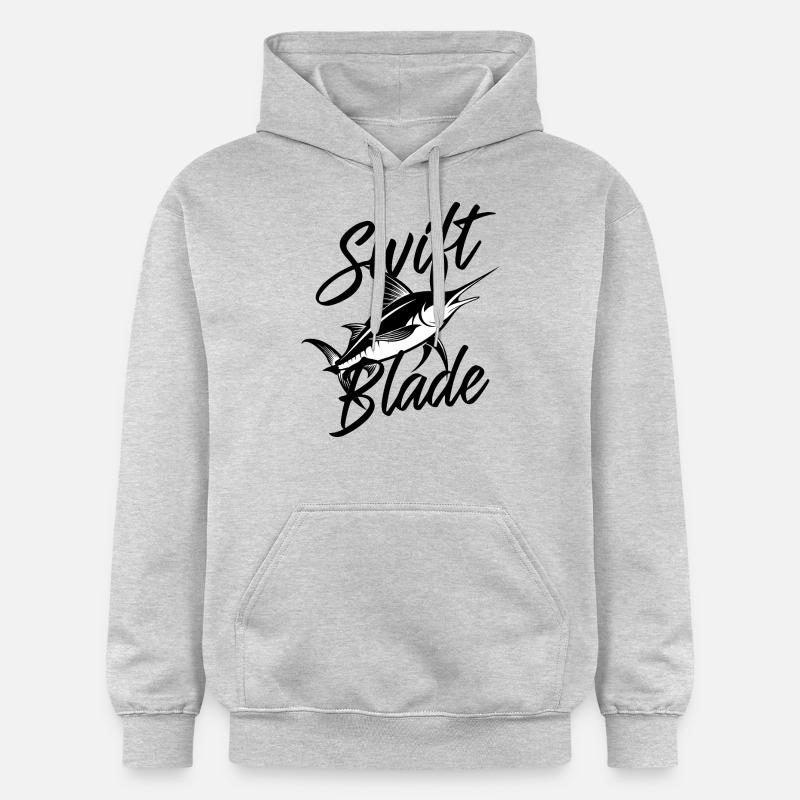 ESPADON, LAME RAPIDE - Sweat à capuche Softstyle® Gildan Unisexe - gris clair chiné