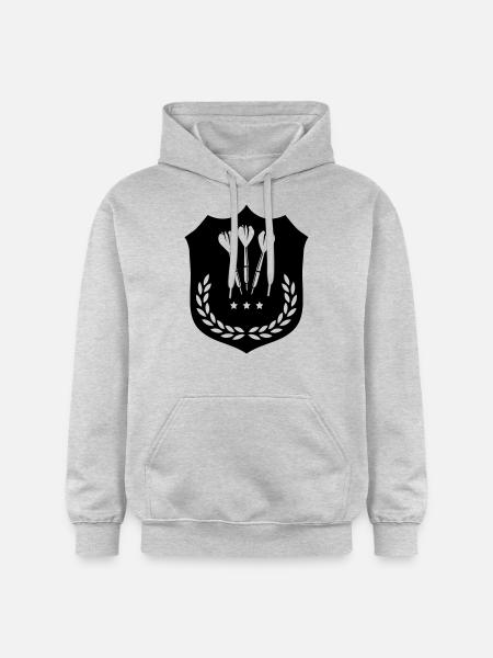 dart wappen - Gildan Unisex Softstyle® Midweight Hoodie - Hellgrau meliert