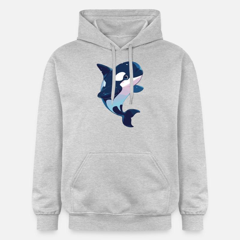 Orques Orques - Sweat à capuche Softstyle® Gildan Unisexe - gris clair chiné