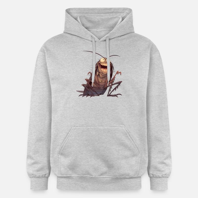 cafard, cafards, cafards - Sweat à capuche Softstyle® Gildan Unisexe - gris clair chiné