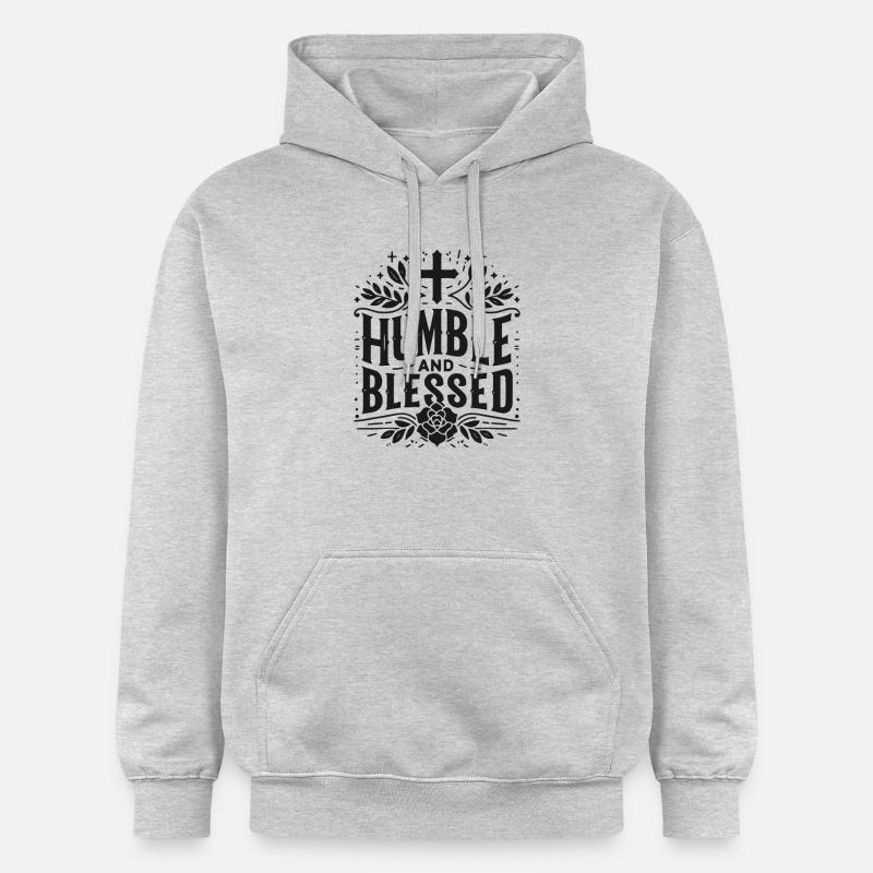 Humble - Sweat à capuche Softstyle® Gildan Unisexe - gris clair chiné