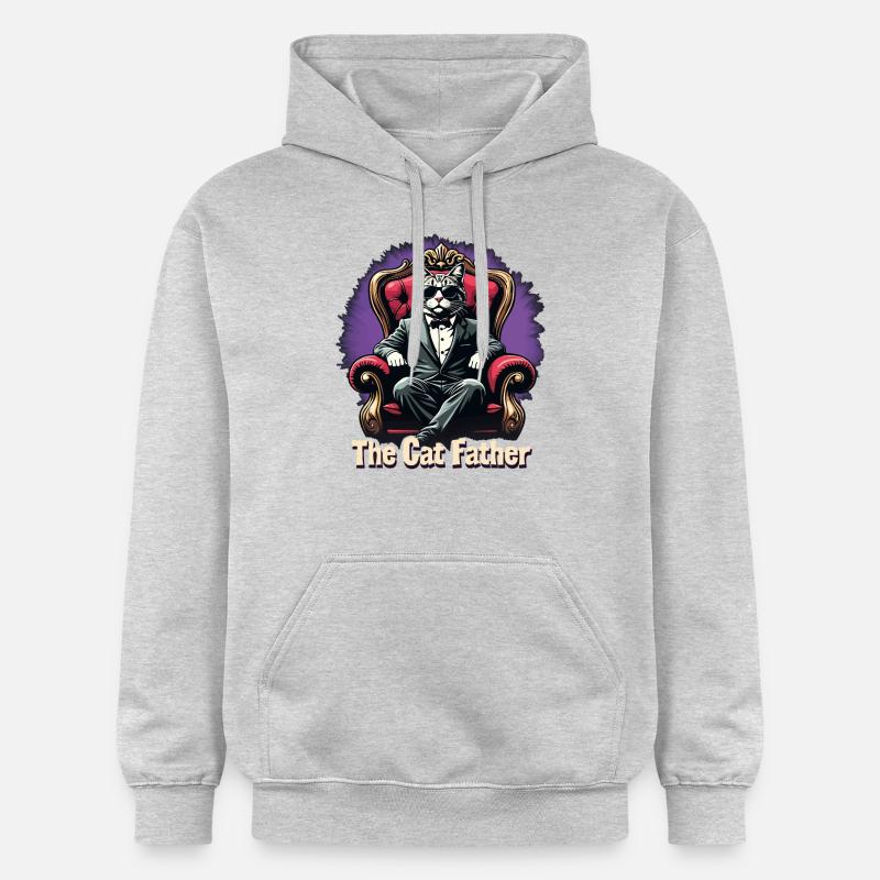 MÈRE - Sweat à capuche Softstyle® Gildan Unisexe - gris clair chiné