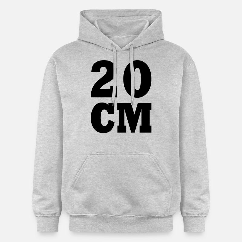 20 cm - Sweat à capuche Softstyle® Gildan Unisexe - gris clair chiné