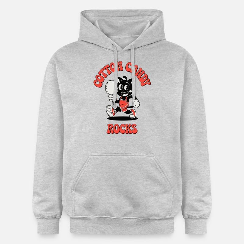 COTTON CANDY - Gildan Unisex Softstyle® Midweight Hoodie - light heather grey