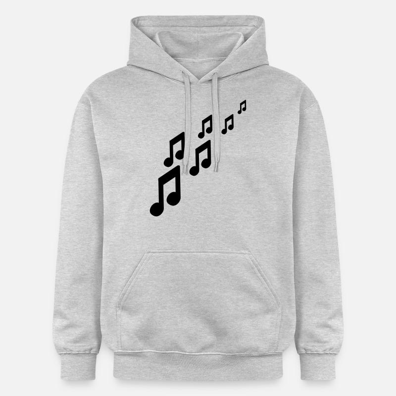 Note - Sweat à capuche Softstyle® Gildan Unisexe - gris clair chiné