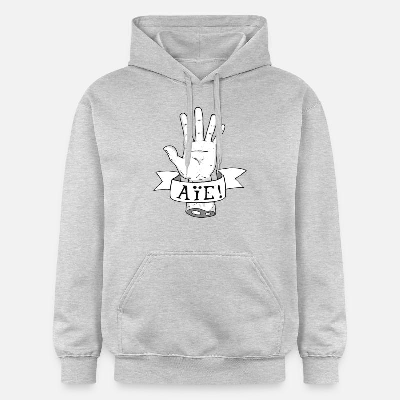 Traduction approximative #6 - Sweat à capuche Softstyle® Gildan Unisexe - gris clair chiné