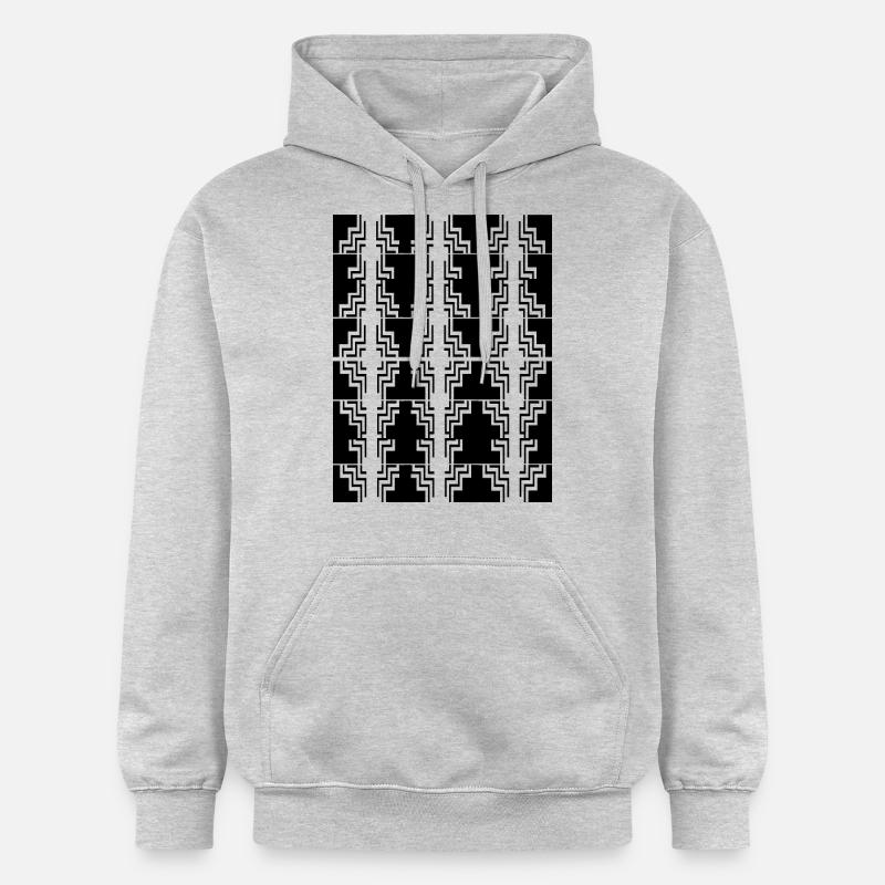 Structure - Sweat à capuche Softstyle® Gildan Unisexe - gris clair chiné